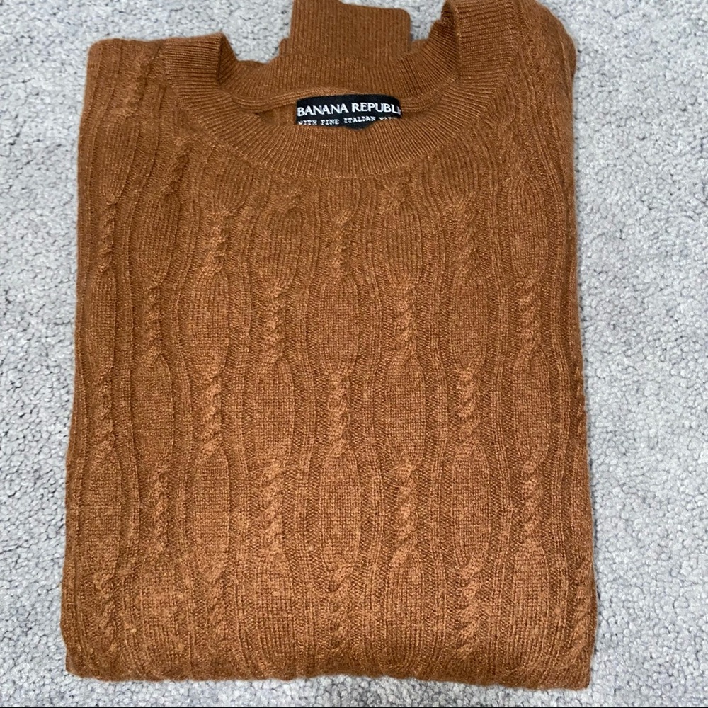 Banana Republic Italian wool crew neck sweater XS